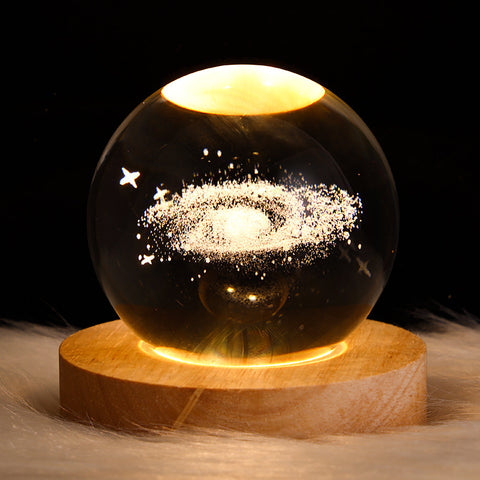 Starry Sky Crystal Ball Night Lamp