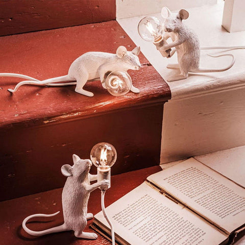 Nordic Resin Mouse Desk Lamp