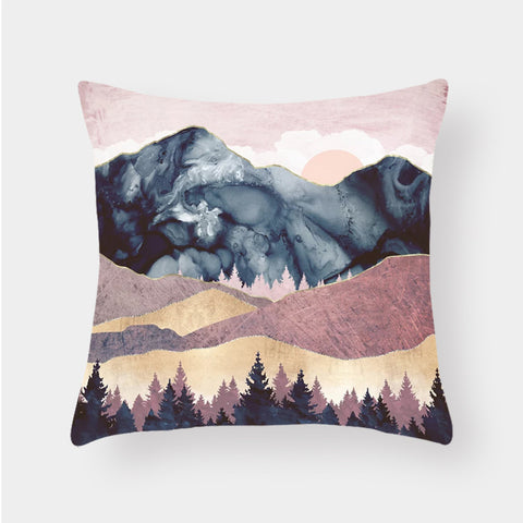 Landscape Lumbar Cushion Cover