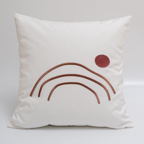 Plain Cotton Printed House Cushion