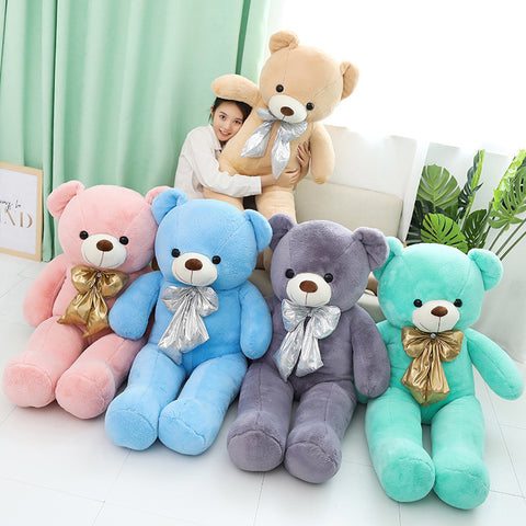 Macaron Teddy Bear Plush Pillow