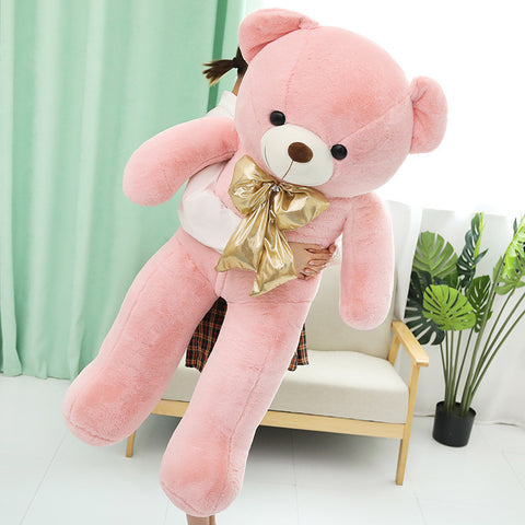 Macaron Teddy Bear Plush Pillow