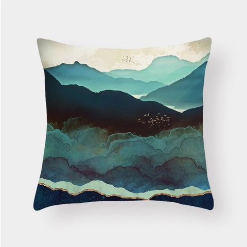 Landscape Lumbar Cushion Cover