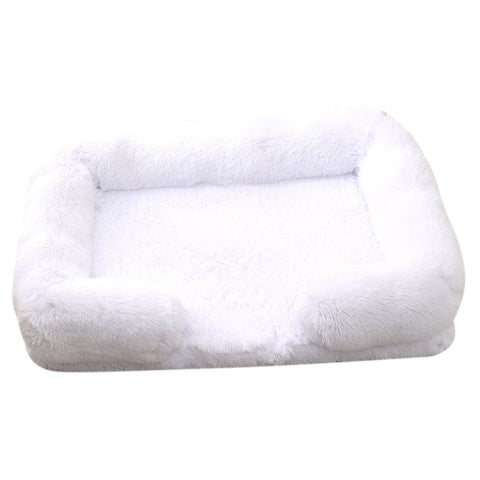 Round Plush Winter Pet Bed