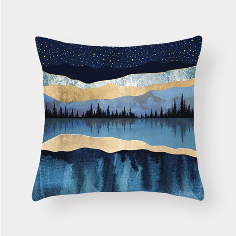 Landscape Lumbar Cushion Cover