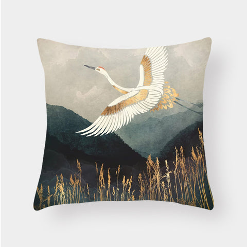 Landscape Lumbar Cushion Cover