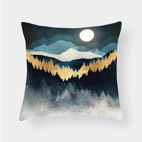 Landscape Lumbar Cushion Cover