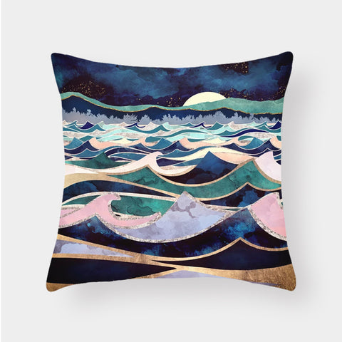 Landscape Lumbar Cushion Cover