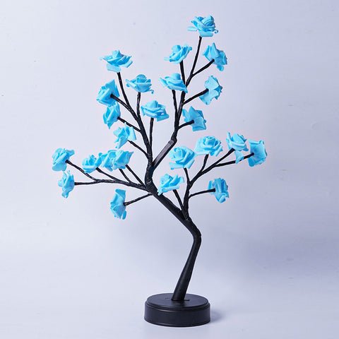 Flower Tree Rose USB Table Lamp