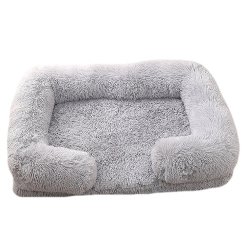 Round Plush Winter Pet Bed