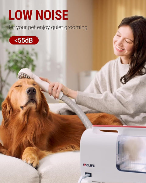 Pet Hair Vacuum & Grooming Kit