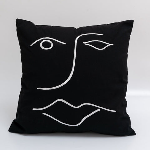 Plain Cotton Printed House Cushion