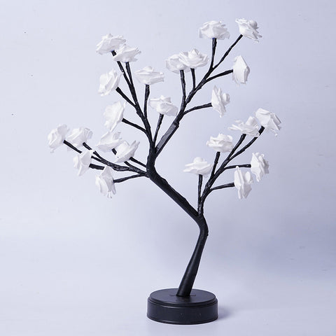 Flower Tree Rose USB Table Lamp