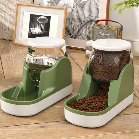 Cat Dog Water & Food Dispenser