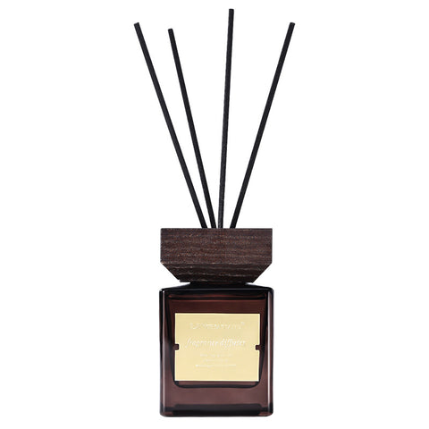 Wooden Lid Reed Diffuser Set