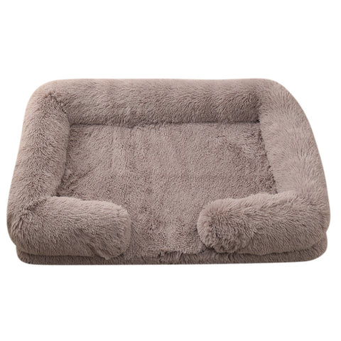 Round Plush Winter Pet Bed