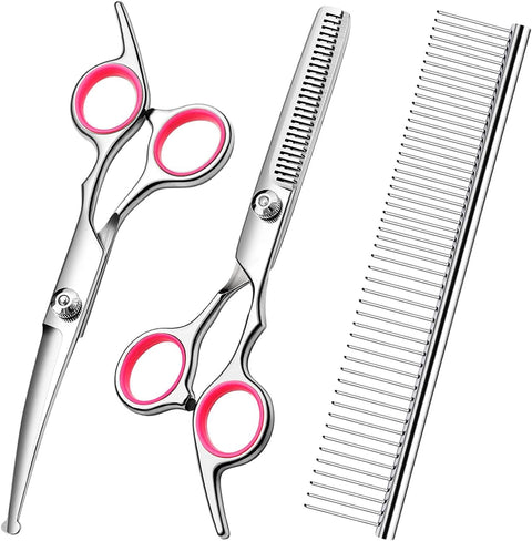 Dog Scissors Kit with Comb