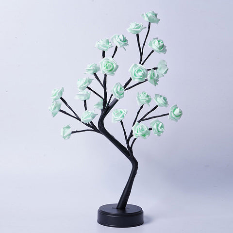 Flower Tree Rose USB Table Lamp