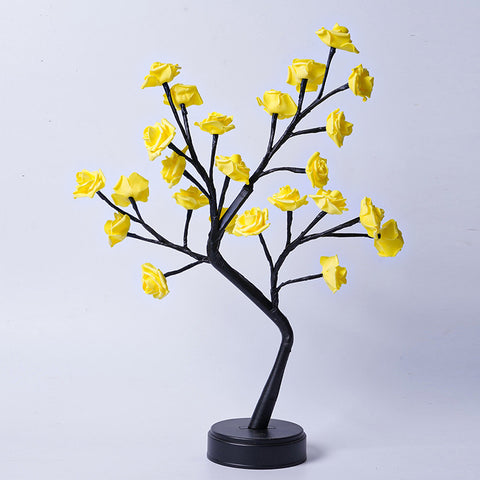 Flower Tree Rose USB Table Lamp