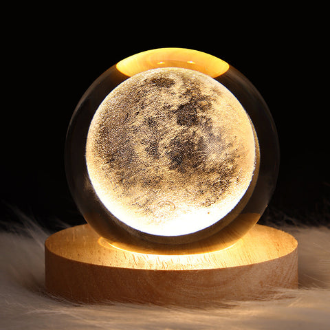 Starry Sky Crystal Ball Night Lamp