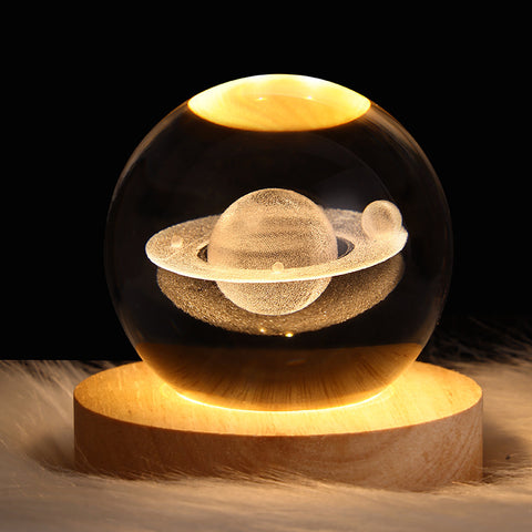 Starry Sky Crystal Ball Night Lamp