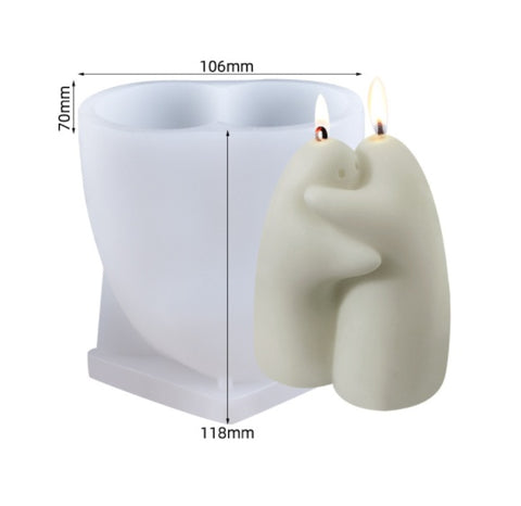 Silicone Candle Mold & Holder